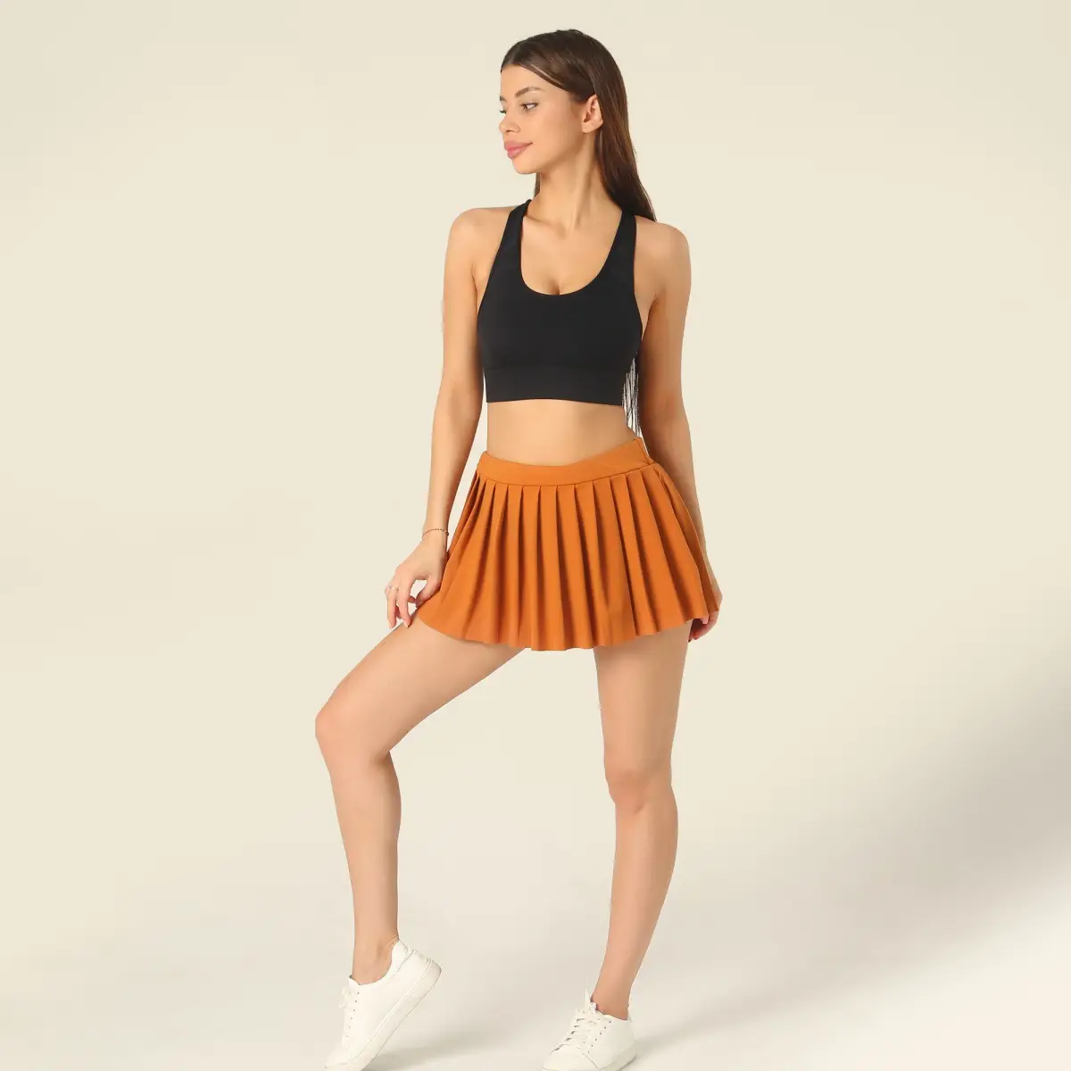 White Pleated Skirt Set for Women Cross-Border E-Commerce - Image 13