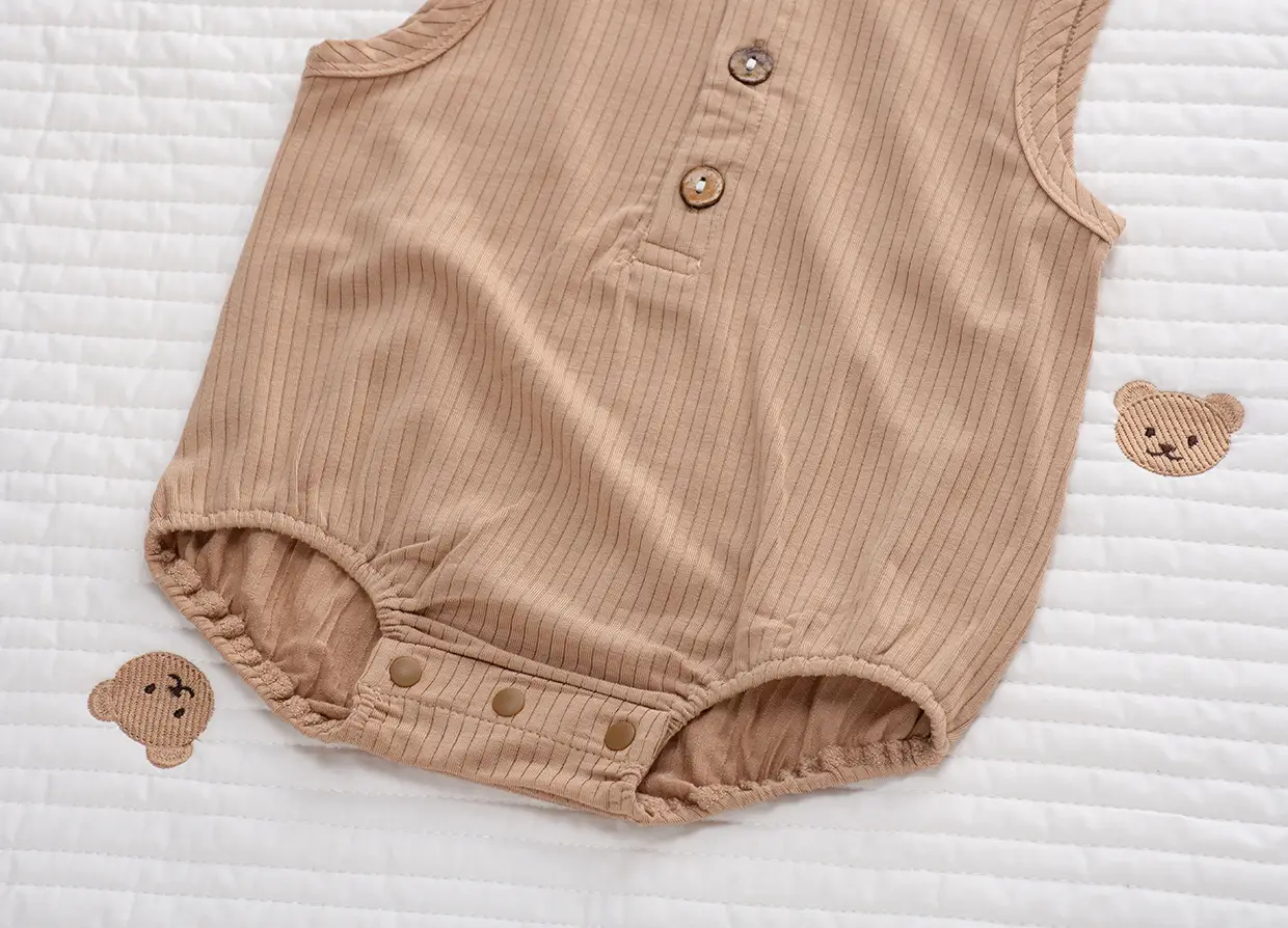Ultra-Thin Modal Baby Hoodie with Stripes — feature 24