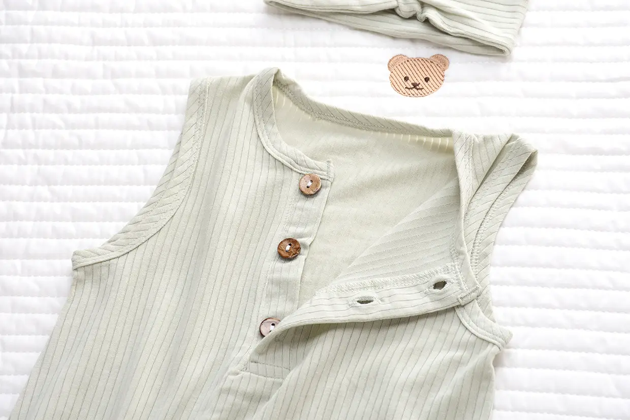 Ultra-Thin Modal Baby Hoodie with Stripes — feature 30