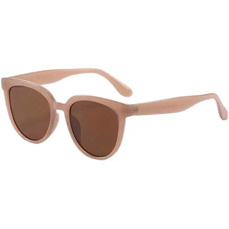 2023 New Liu Yifei Sunglasses Women's Plastic Teeth Retro Milk Tea Korean Version - Image 10