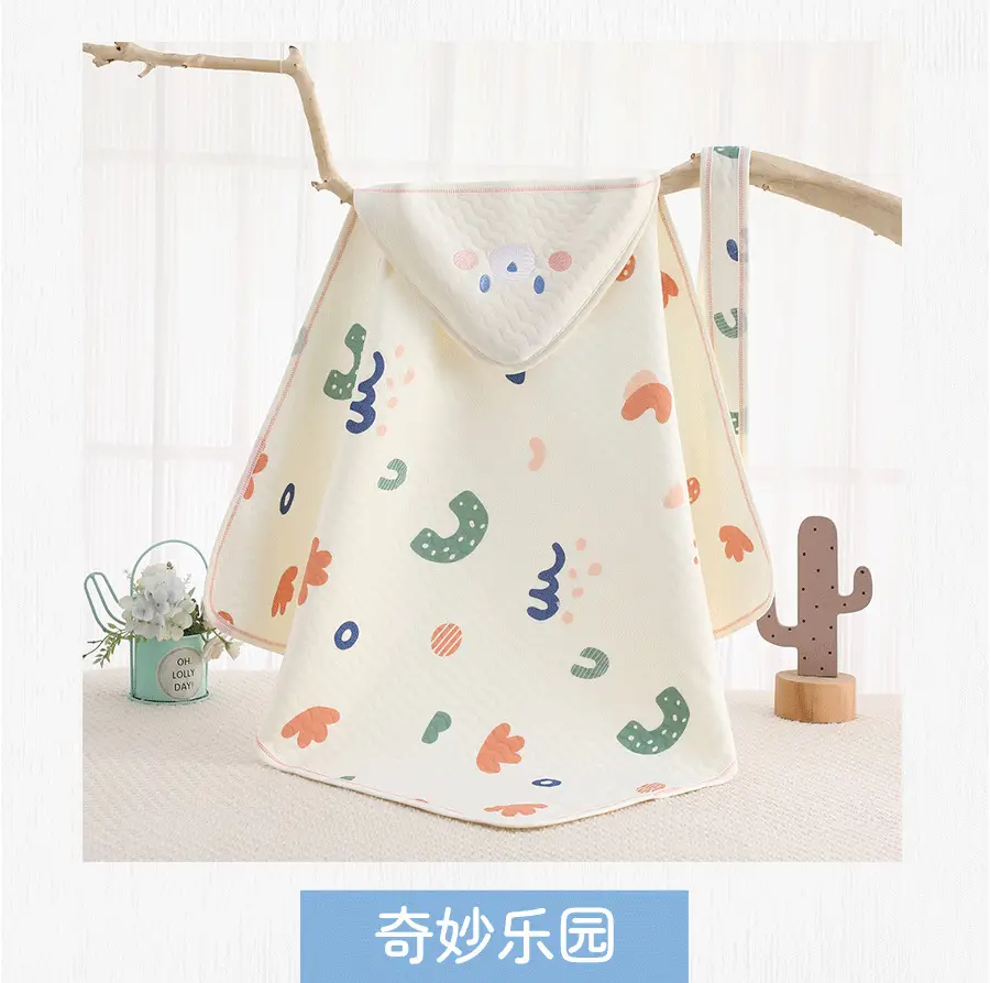 Baby Wrap Towel Four Seasons Air Layer Holding Quilt — feature 7