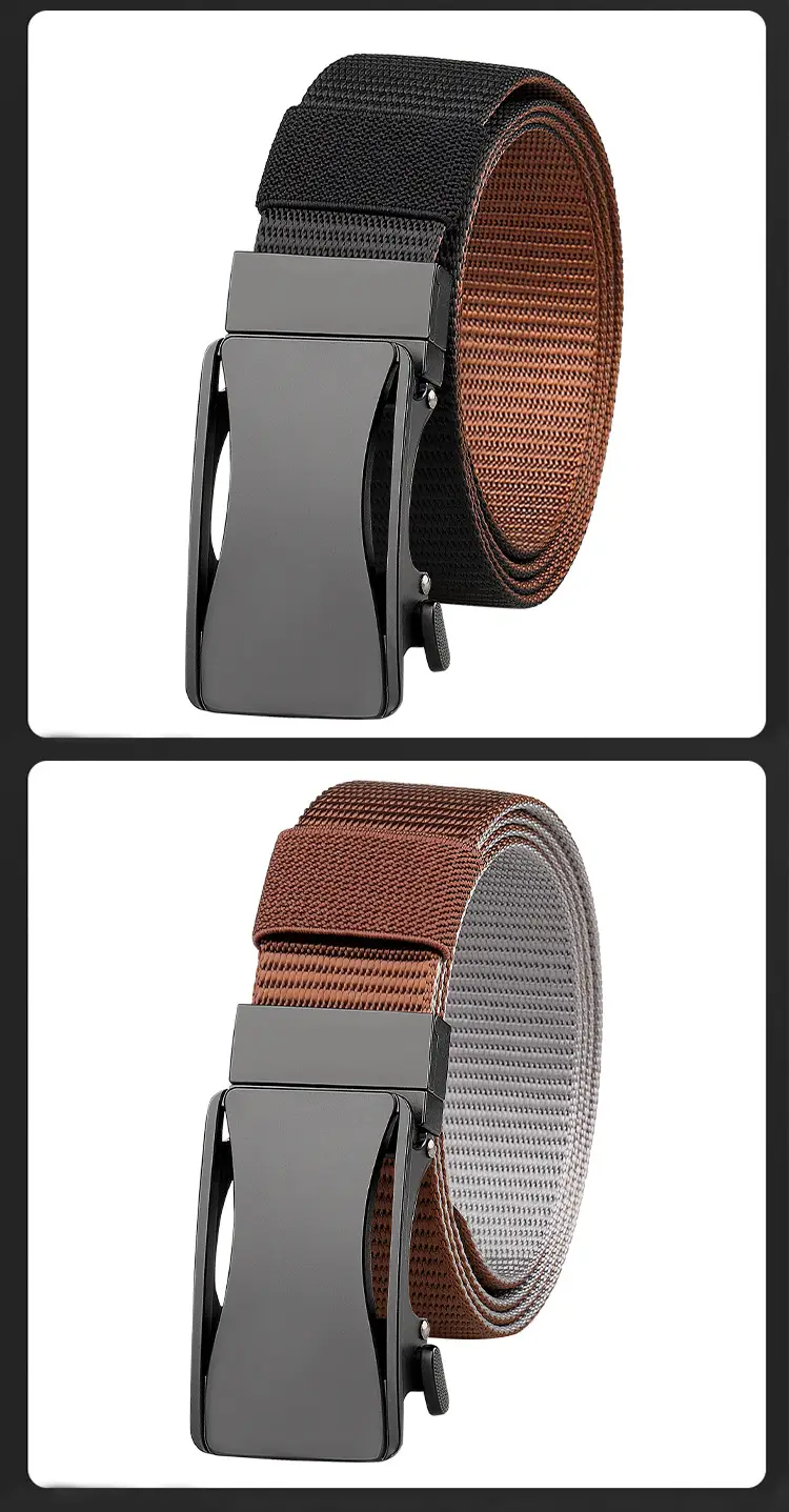 New Rotatable Buckle Nylon Belt Men's All-Match β feature 18