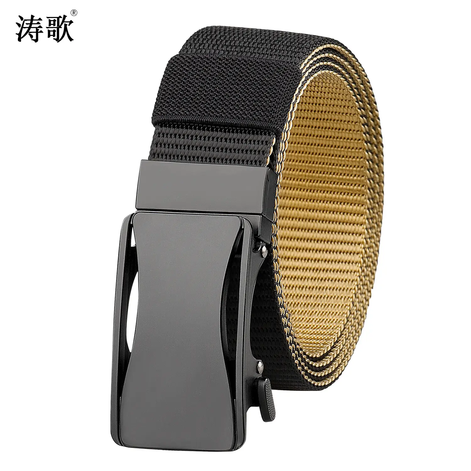 New Rotatable Buckle Nylon Belt Men's All-Match - Image 2