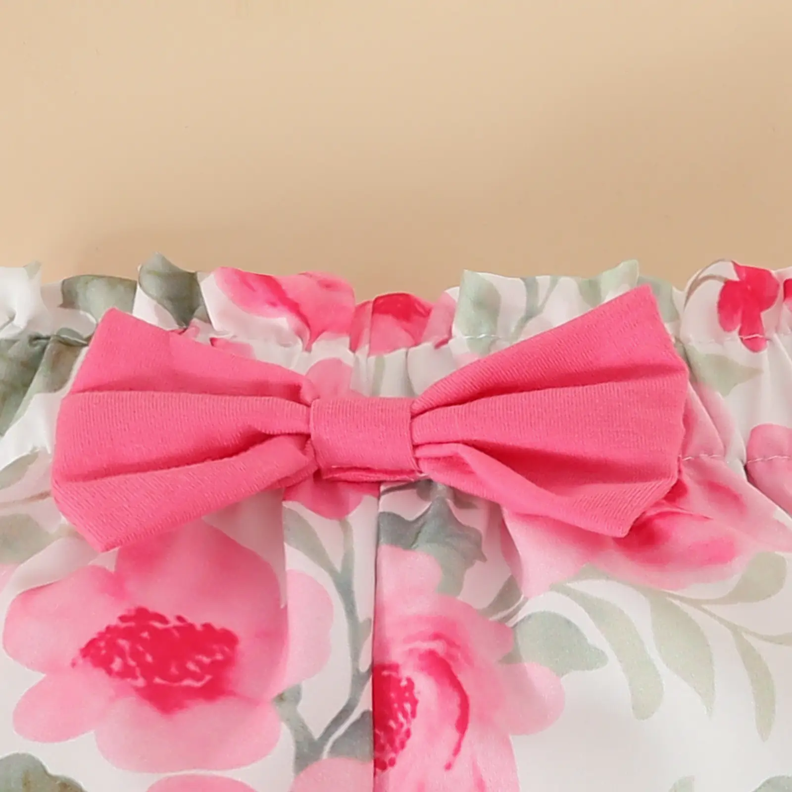 Baby Girl Mommy's World Pink Rose Trouser Set — feature 13
