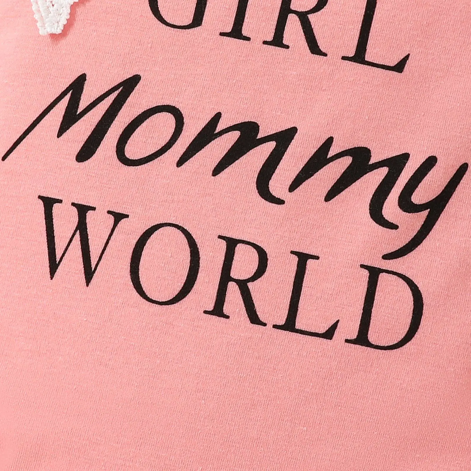 Baby Girl Mommy's World Pink Rose Trouser Set — feature 18