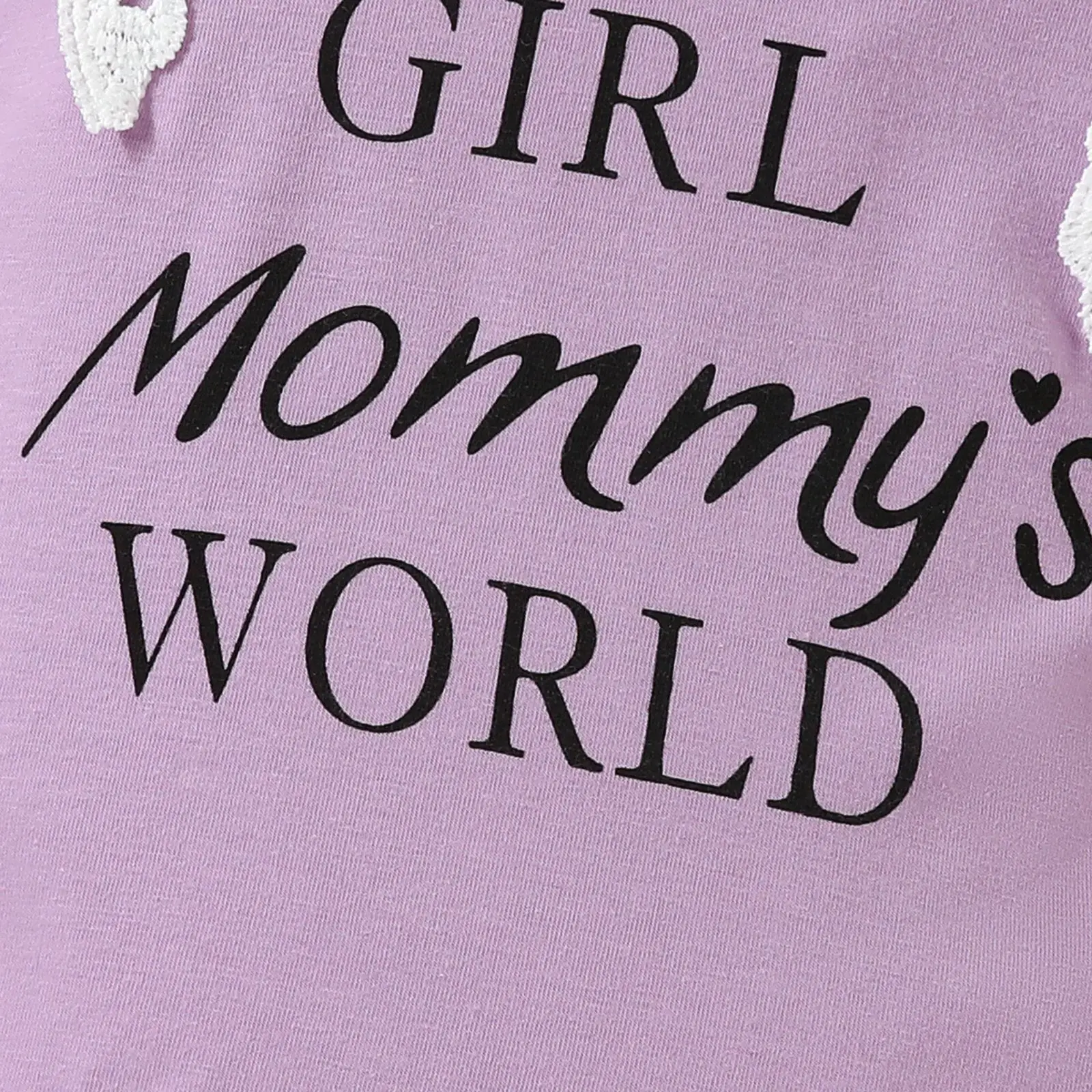 Baby Girl Mommy's World Pink Rose Trouser Set — feature 23