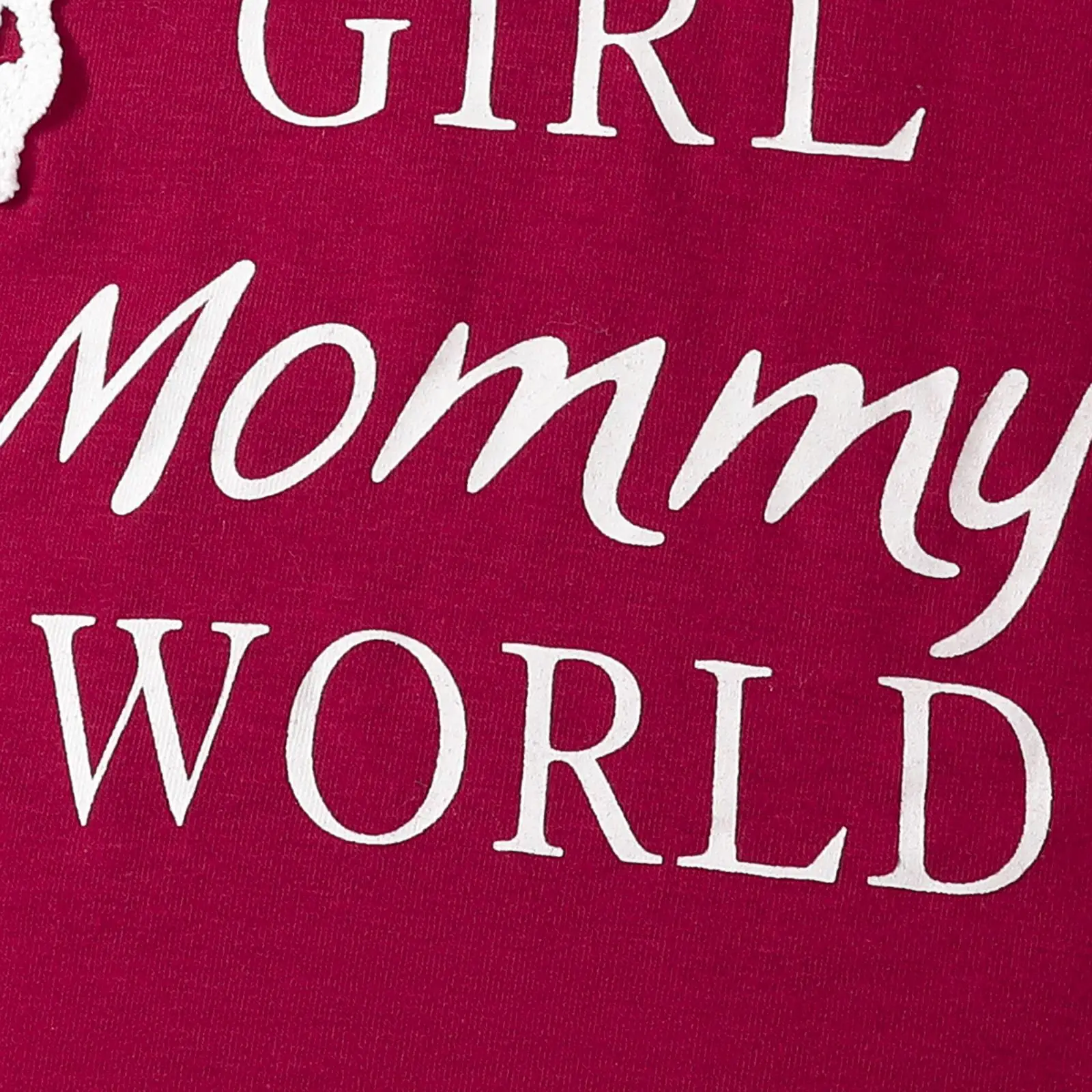 Baby Girl Mommy's World Pink Rose Trouser Set — feature 32