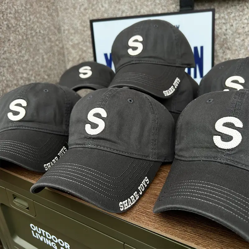 Pink Korean Style Women Cap with Embroidered Logo - Image 9