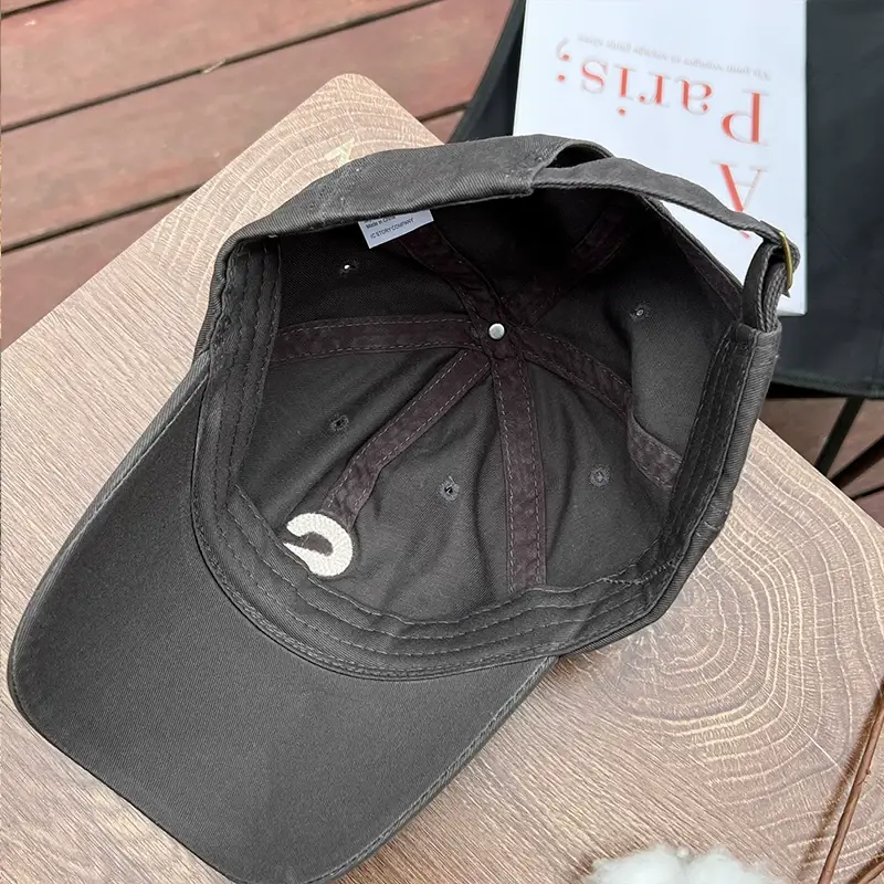 Pink Korean Style Women Cap with Embroidered Logo — feature 18