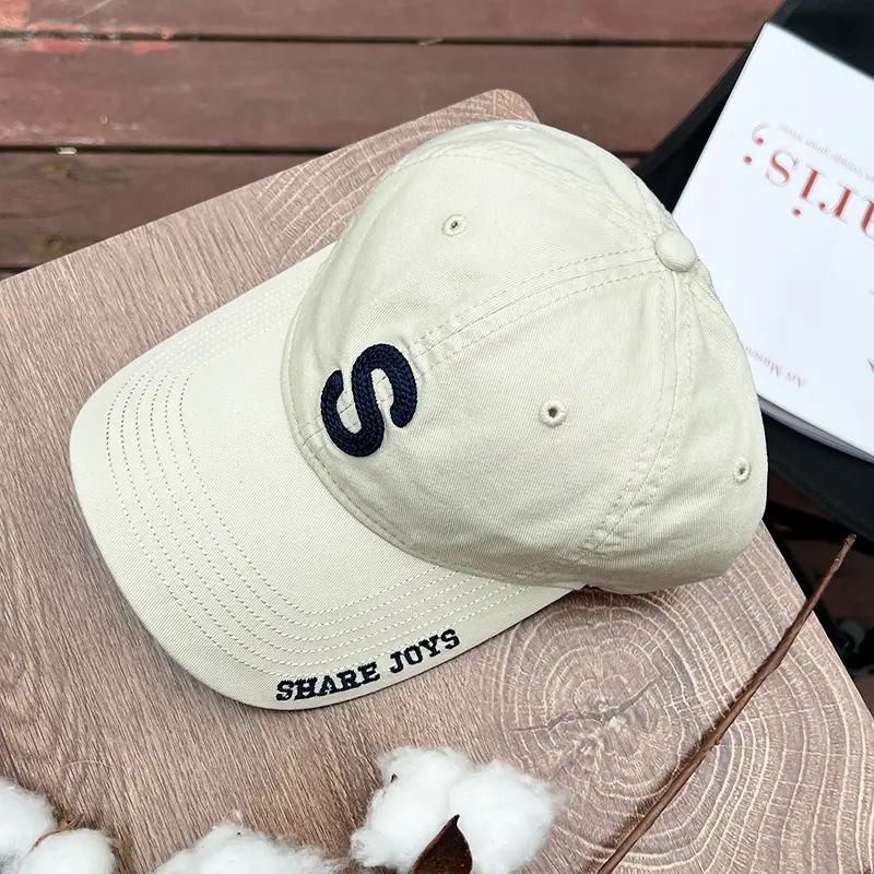 Pink Korean Style Women Cap with Embroidered Logo — feature 9