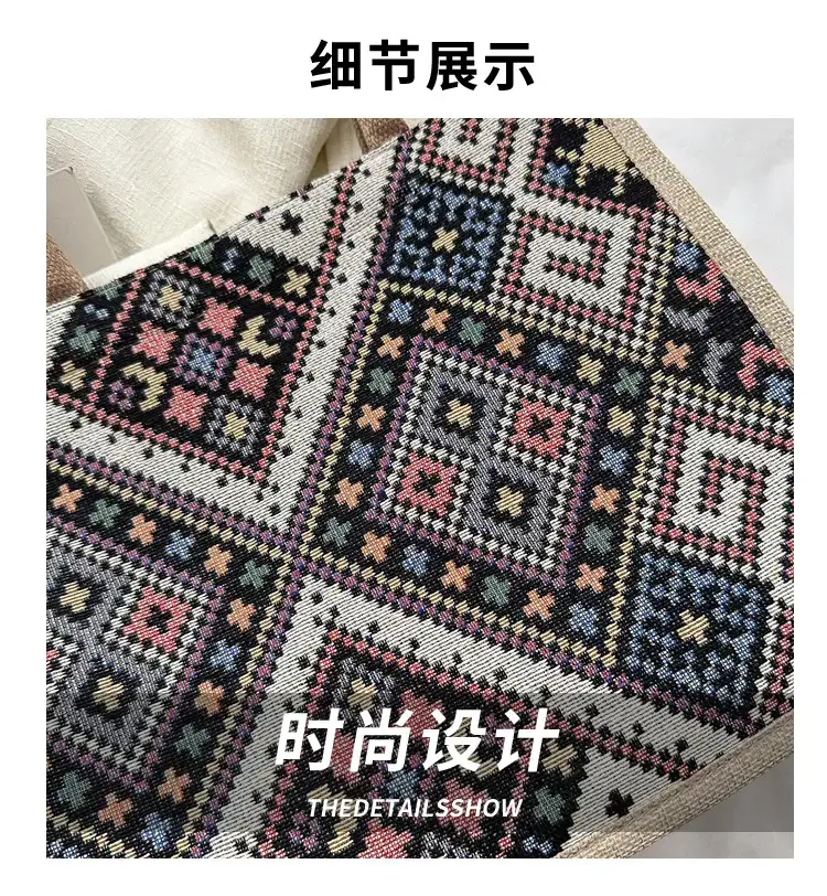 Large Capacity Ethnic Handbag for Women — feature 3