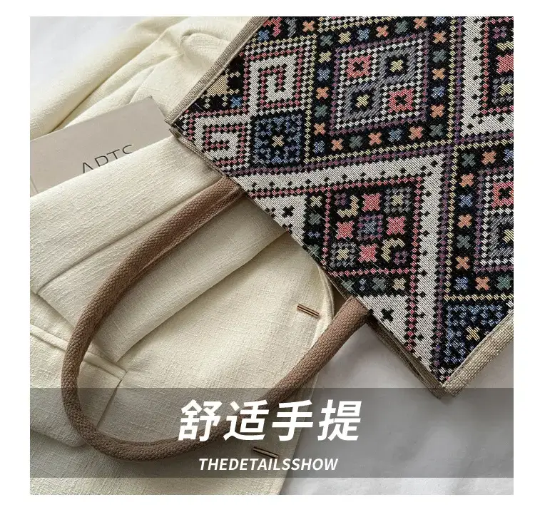 Large Capacity Ethnic Handbag for Women — feature 4