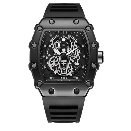 Men's Luxurious Quartz Watch with Rose Gold Dial