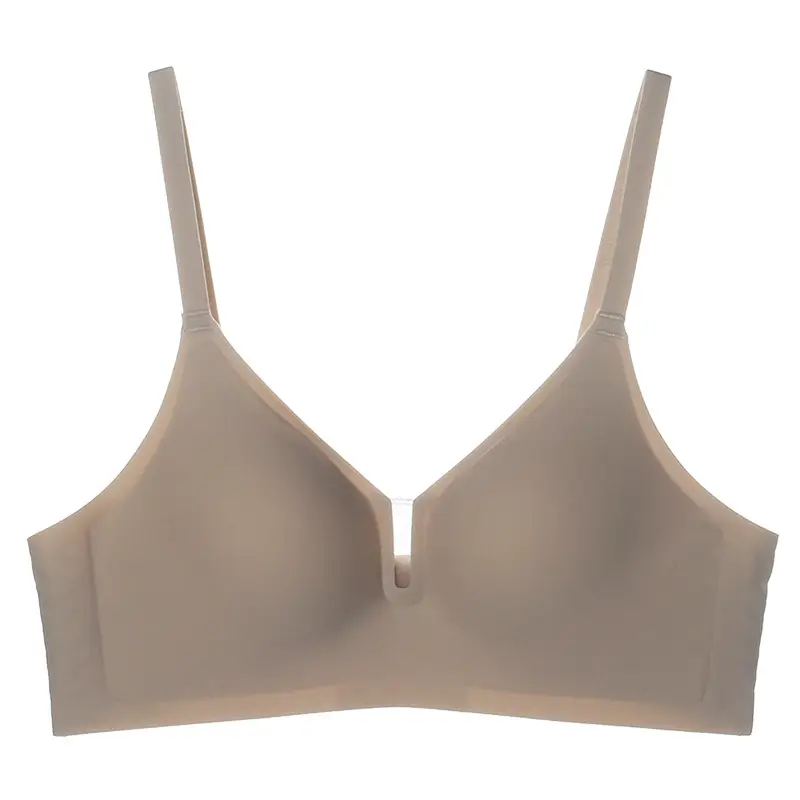 Traceless Underwear Soft Support No Steel Rings Small Chest Push-up Show Large Lift Cup Soft Naked Invisible Comfortable Women's Bra