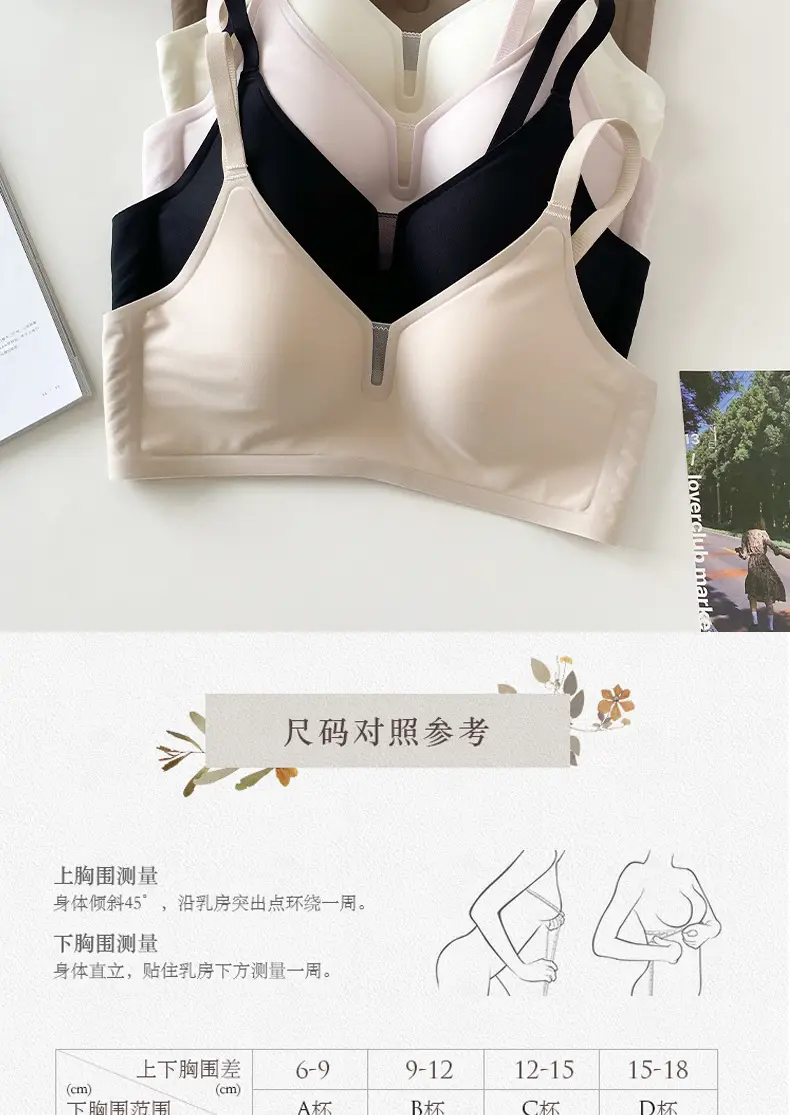 Traceless Underwear Soft Support No Steel Rings Small Chest Push-up Show Large Lift Cup Soft Naked Invisible Comfortable Women's Bra — feature 23