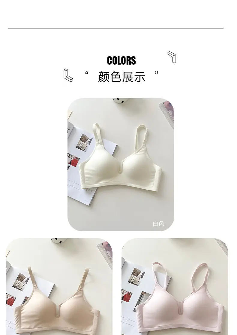 Traceless Underwear Soft Support No Steel Rings Small Chest Push-up Show Large Lift Cup Soft Naked Invisible Comfortable Women's Bra — feature 6