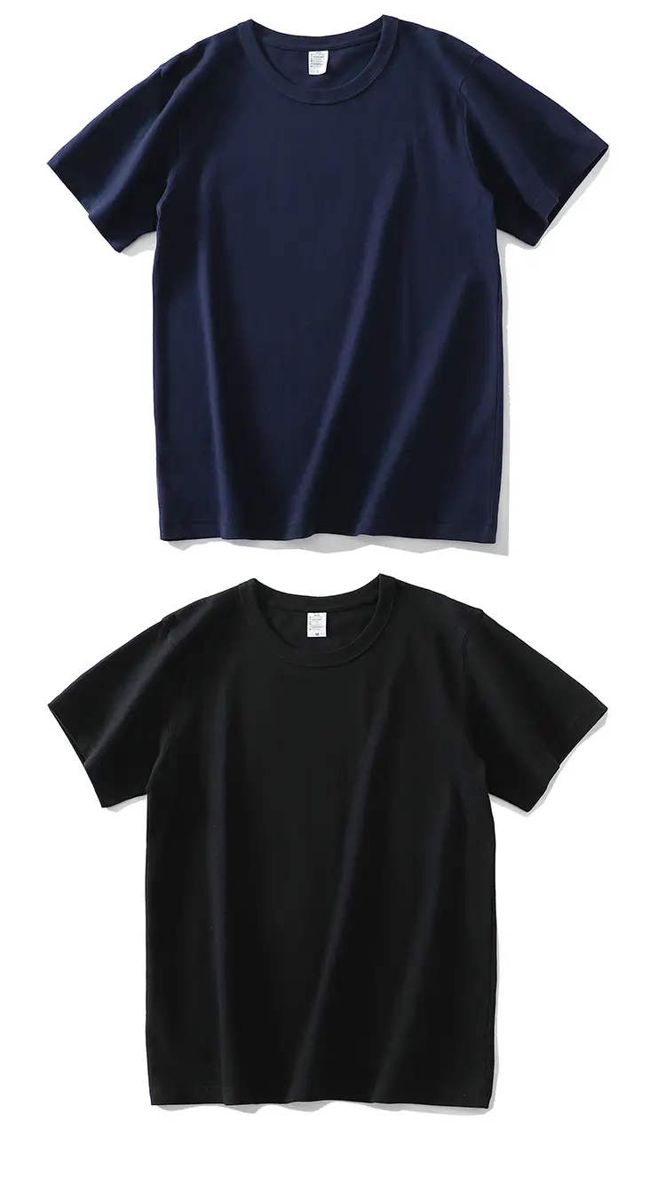 Heavy T-Shirt 250g Carbon Sanding Casual Loose Solid Color — feature 15