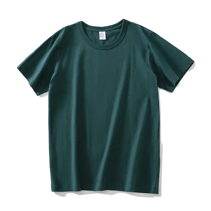 Heavy T-Shirt 250g Carbon Sanding Casual Loose Solid Color - Image 5