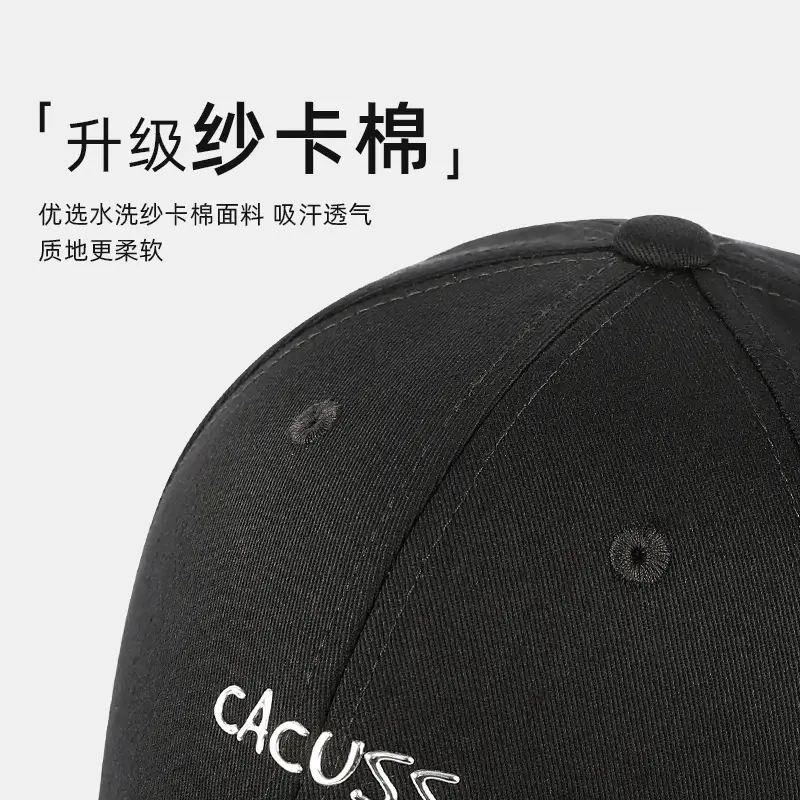 Men Baseball Cap Big Head 360 Adjustable Cotton - Image 5