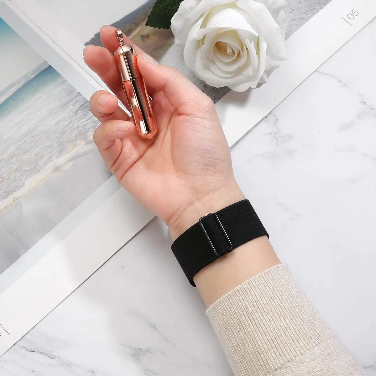 Galaxy Watch 5 Pro with Red Nylon Strap — feature 6