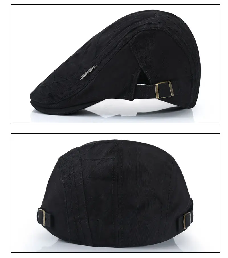 Men's Thin Forward Cap Pure Cotton 6 Colors — feature 7