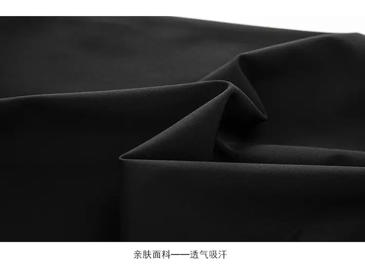 Men Black Ice Silk Sports Shorts Summer Breathable — feature 14