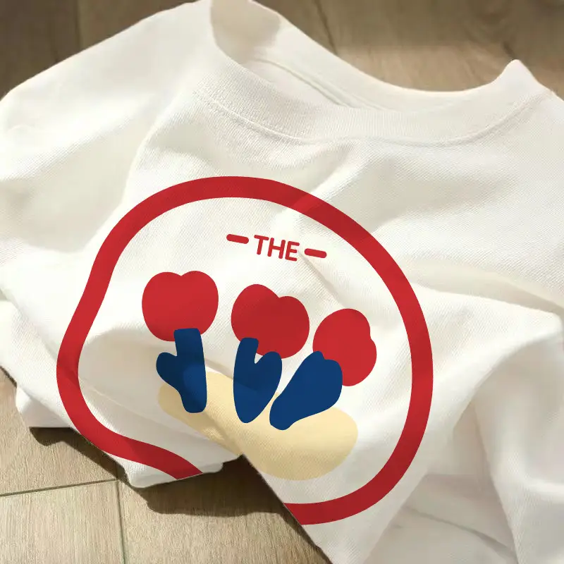 Women White Elephant Print T-Shirt Short Sleeve Korean Style - Image 12