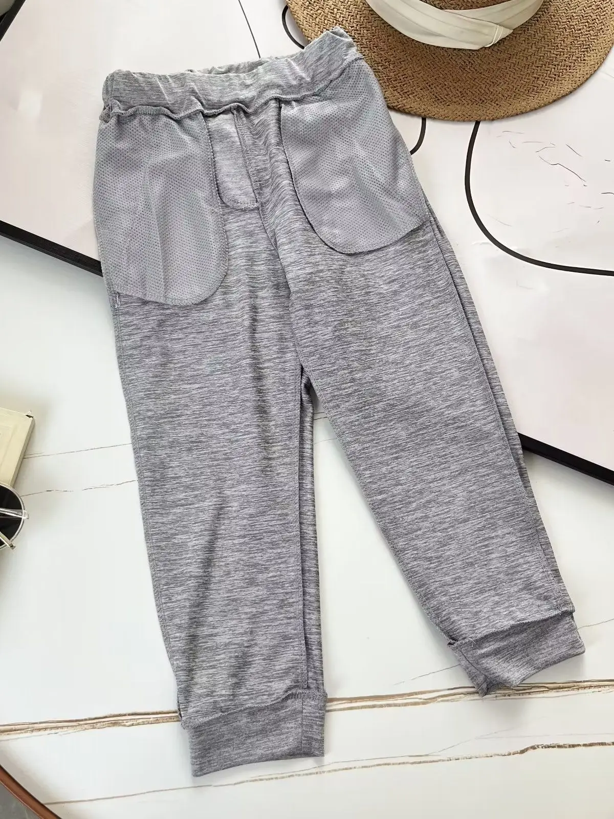Autumn Moisture-Wicking Sports Leggings Pants Grey
