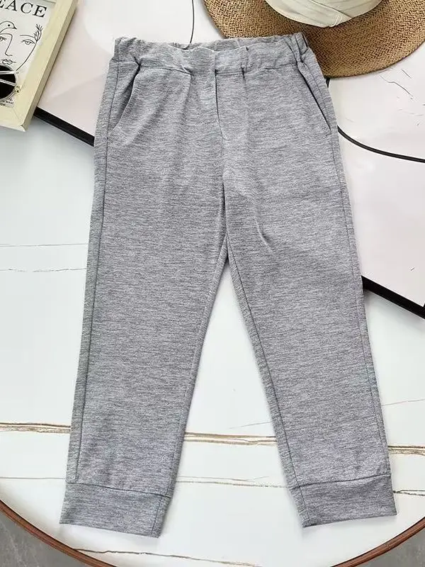 Autumn Moisture-Wicking Sports Leggings Pants Grey