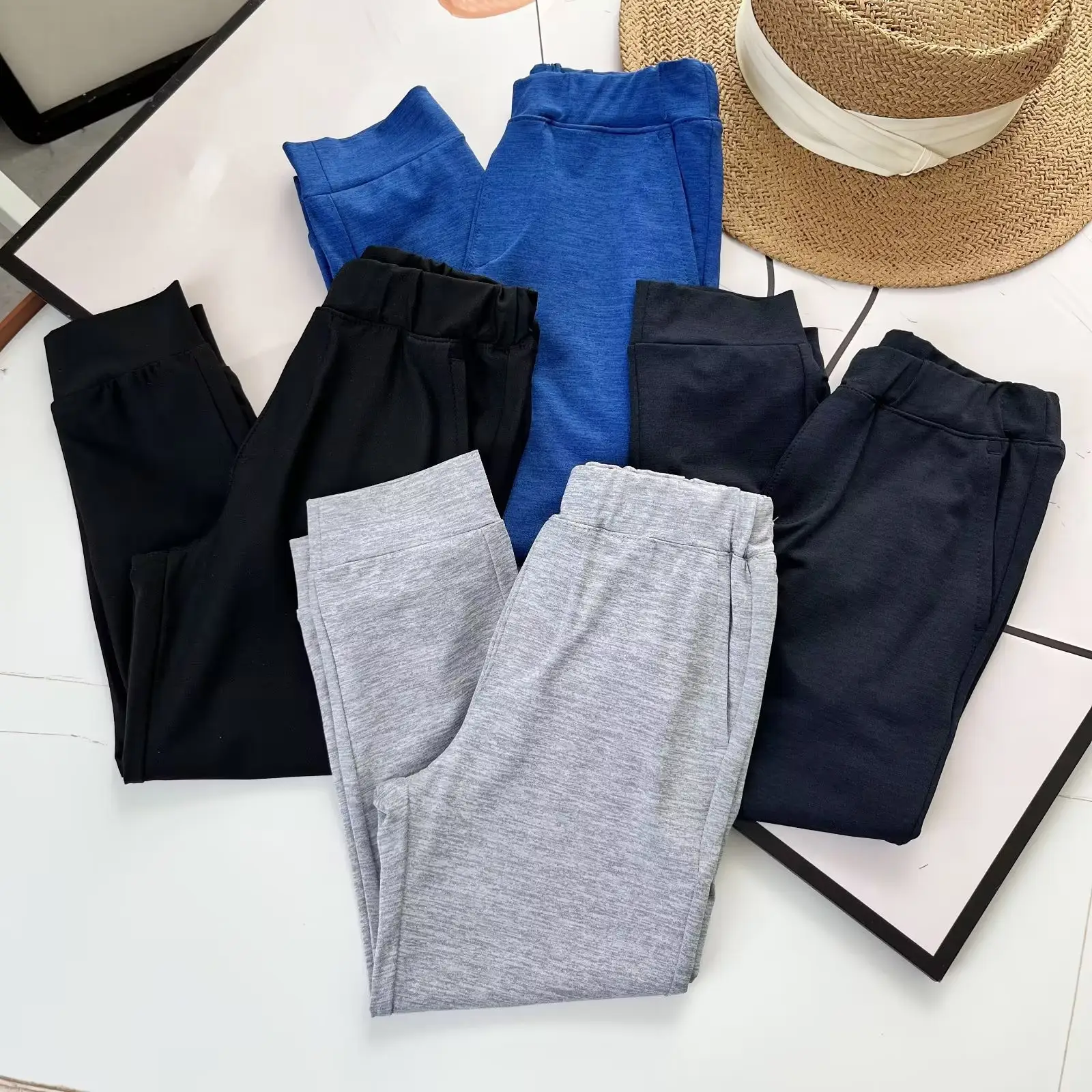 Autumn Moisture-Wicking Sports Leggings Pants Grey — feature 6