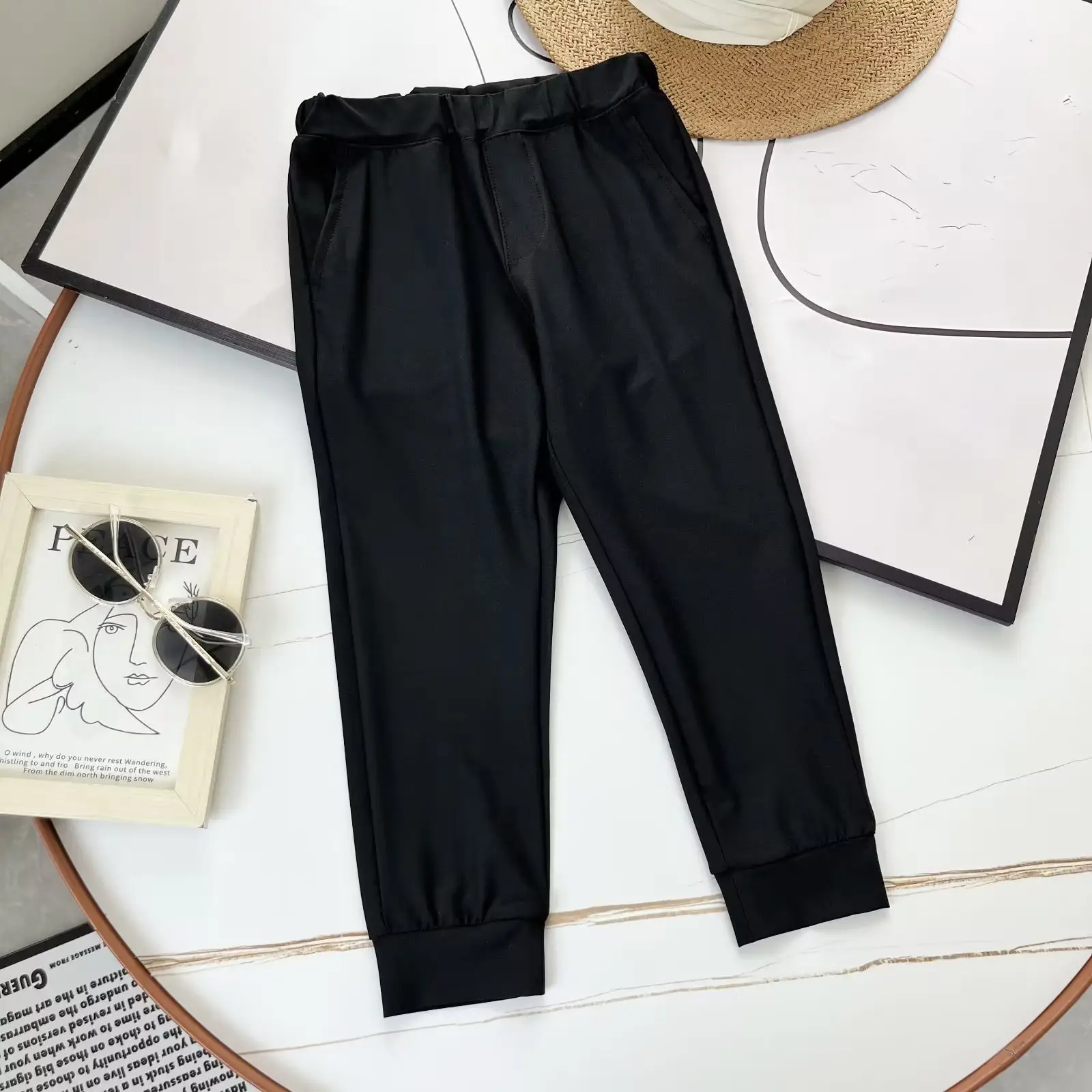 Autumn Moisture-Wicking Sports Leggings Pants Grey