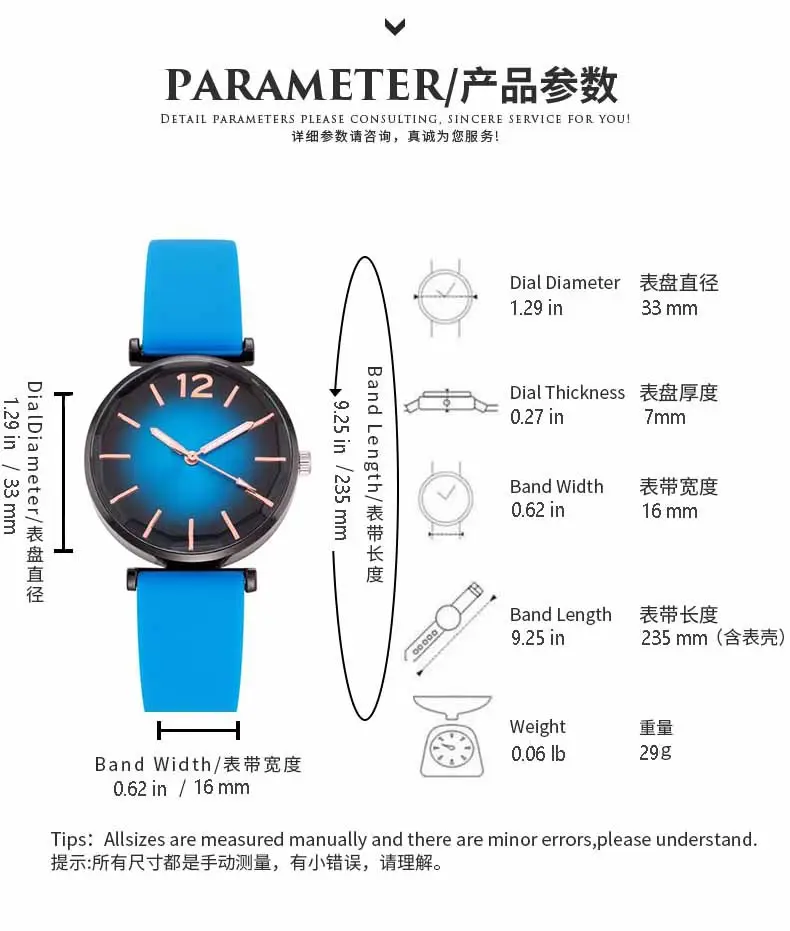 Women's Pink Silicone Quartz Watch with Diamond Glass Dial - Image 13