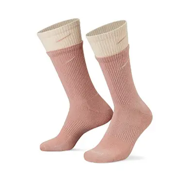 Socks for Women, Double Ruffled Mouth Colorful Matching Mid-Tube Fake Two-Piece Men's Sports Basketball Socks for Couples Ins Trendy Colorfulful Socks