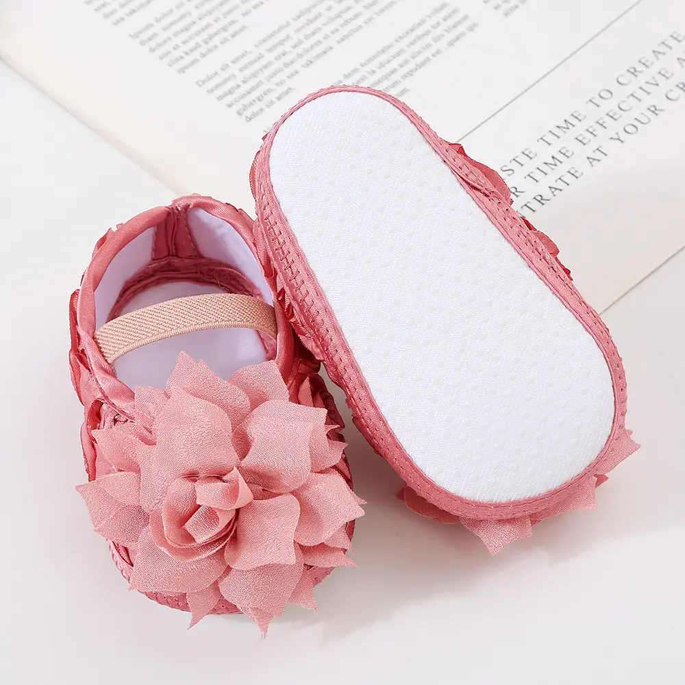Baby Shoes Hair Band Set 0-1 Years Old Baby Shoes 2-4-6-August Soft Sole Toddler Shoes Instagram Fashion — feature 6