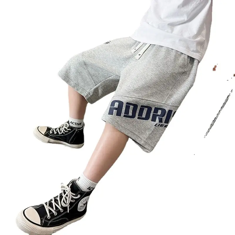 Kids Grey CODF Shorts Mid-Pants Summer 2023 - Image 7