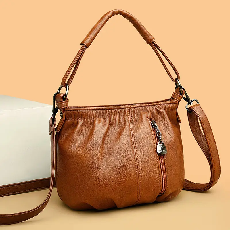 Grey Shoulder Crossbody Bag for Women - Image 9