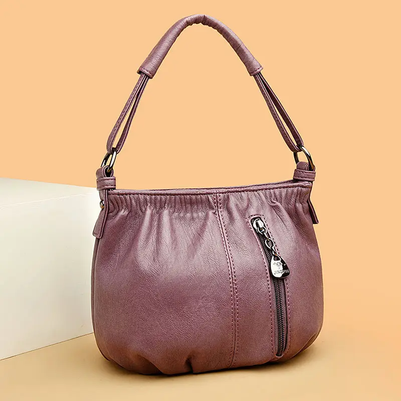 Grey Shoulder Crossbody Bag for Women - Image 3