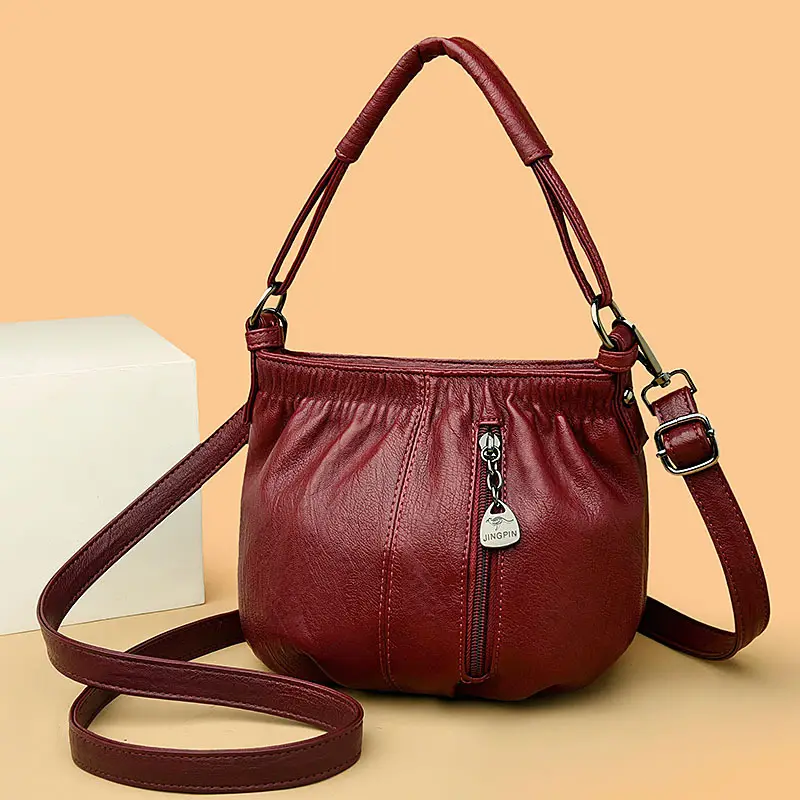 Grey Shoulder Crossbody Bag for Women - Image 2