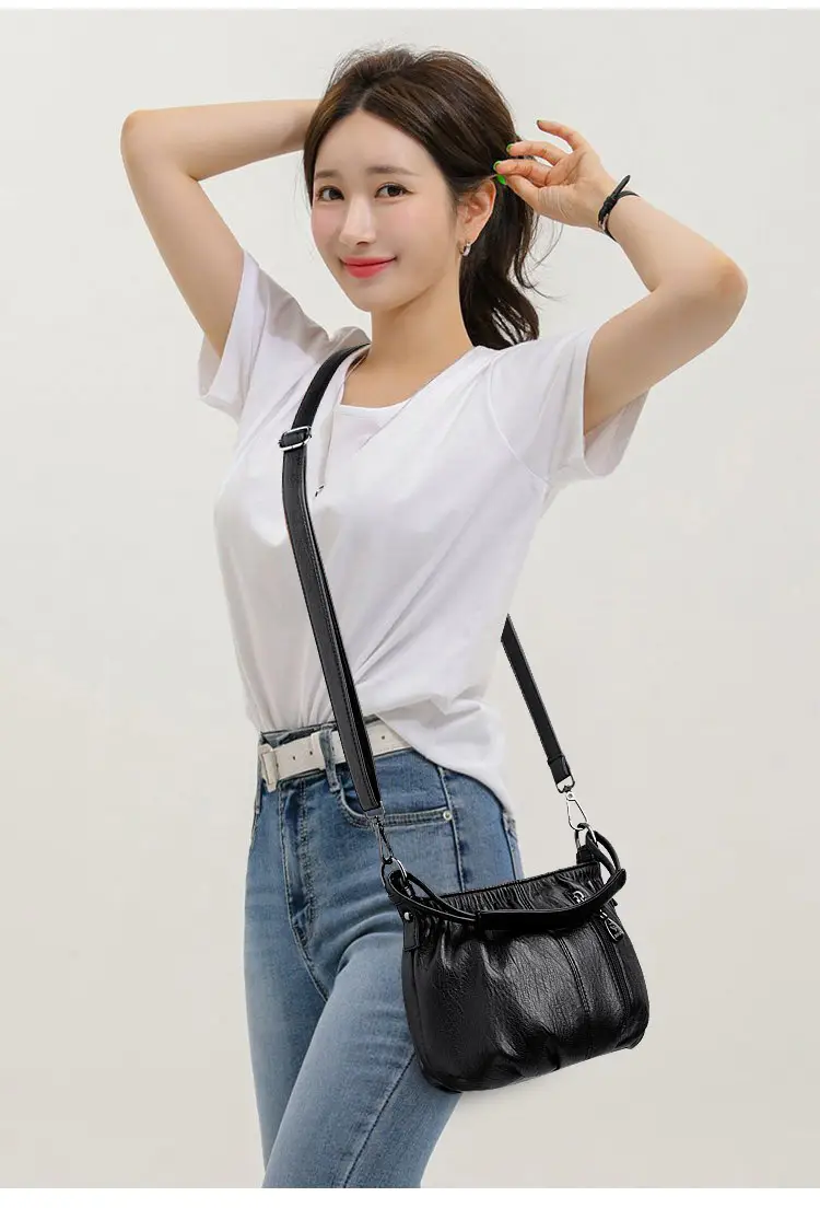 Grey Shoulder Crossbody Bag for Women — feature 12