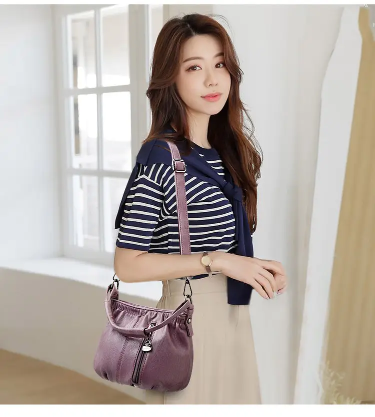 Grey Shoulder Crossbody Bag for Women — feature 13
