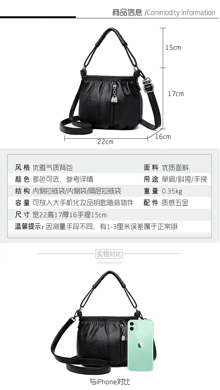 Grey Shoulder Crossbody Bag for Women — feature 14
