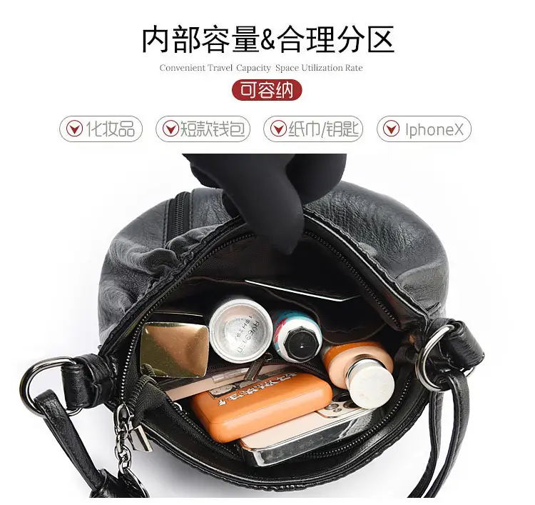 Grey Shoulder Crossbody Bag for Women — feature 7