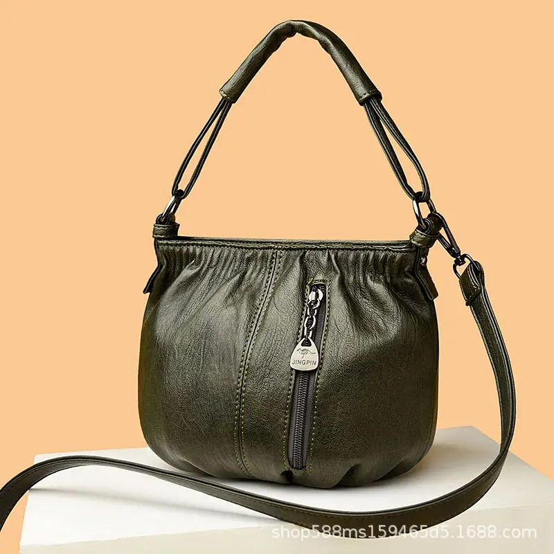 Grey Shoulder Crossbody Bag for Women - Image 5