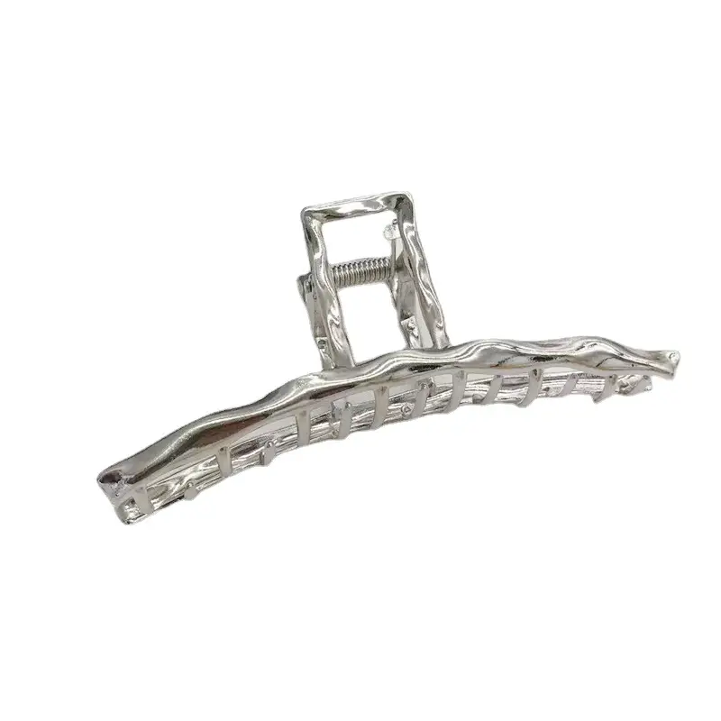 Luxury Silver Shark Clip for Hair