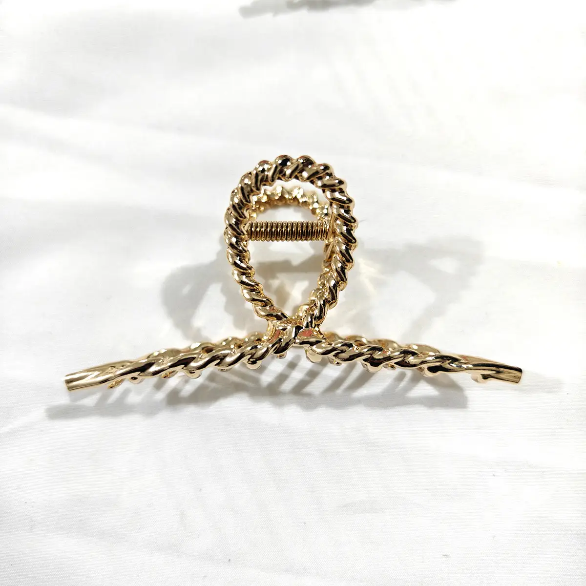 Luxury Silver Shark Clip for Hair
