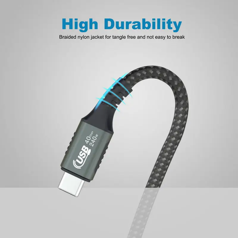USB4.0 Type C Bidirectional Fast Charging Cable 8K HD - Image 3