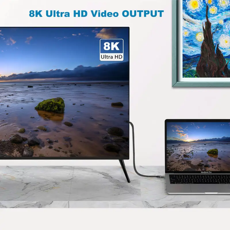 USB4.0 Type C Bidirectional Fast Charging Cable 8K HD - Image 4
