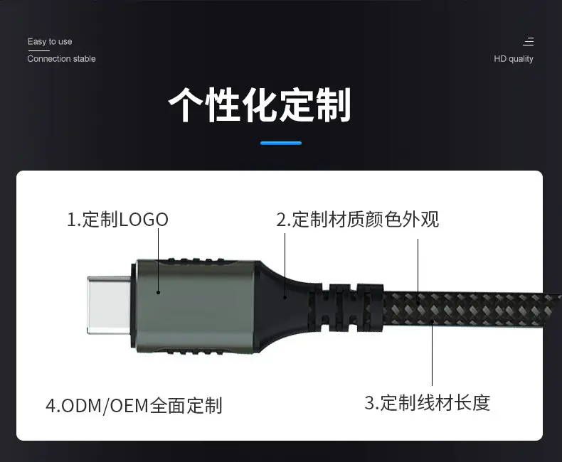 USB4.0 Type C Bidirectional Fast Charging Cable 8K HD — feature 15