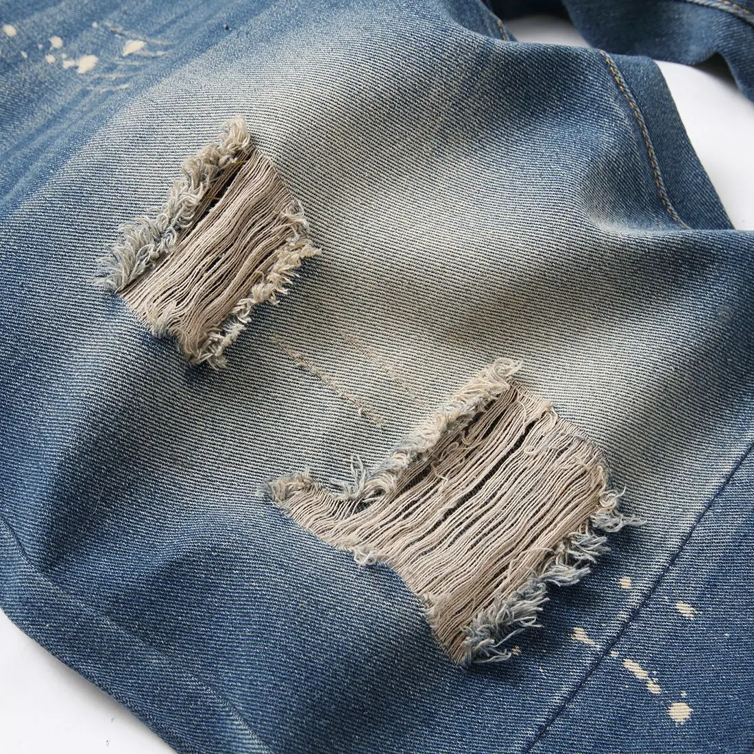 Ripped Denim Shorts for Men 2023 Summer - Image 4