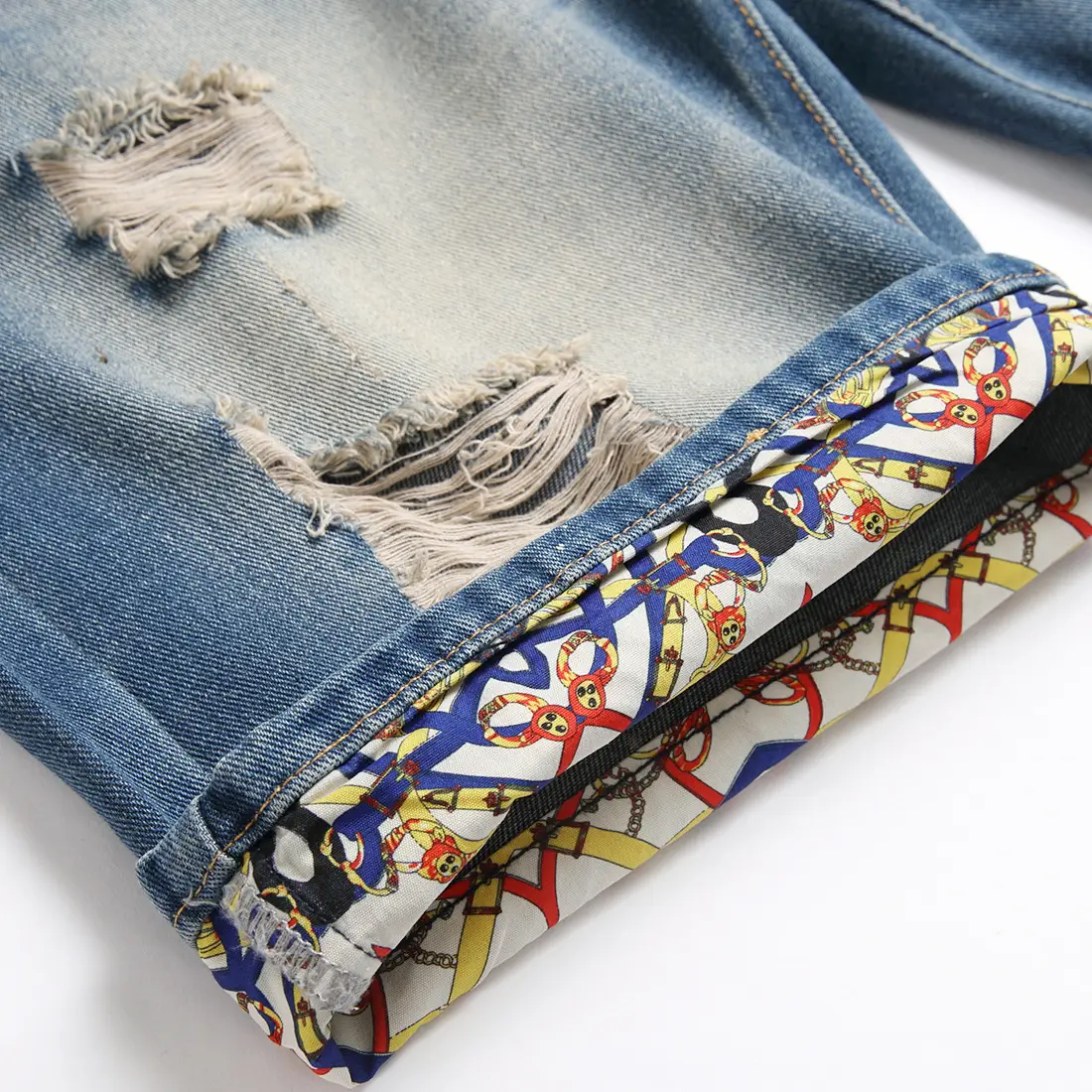 Ripped Denim Shorts for Men 2023 Summer - Image 5